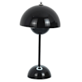 Miniatyrbillede 1 af 5: Bordlampe, øjenvenlig LED-blomsterpotte-bordlampe, bærbar til skole, sort