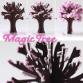 Miniatyrbillede 3 af 5: Magisk voksende træ papir Sakura krystal træer skrivebord kirsebærblomst legetøj Cherry Tree