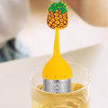 Miniatyrbillede 4 af 5: Te-infuser Finmasket Løs Te Te Silikon Si med Langt Håndtag Interval Diffuser Til At Brygge Løs Te Krydderier Krydderier (3stk, Flerfarvet)