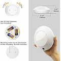 Miniatyrbilde 2 av 5: LED-taklampe med baderomsbelysning, fjernstyrt taklampe
