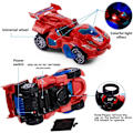 Miniatyrbild 2 av 6: Elektrisk automatisk dinosaurie transformerande bil med blinkande ljus och ljud för 3-7 år gamla pojkar och flickor leksak födelsedag