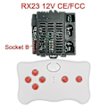 Miniatyrbild 1 av 4: Elektrisk leksaksbil för barn med Bluetooth-fjärrkontroll, Kontroller med mjukstartsfunktion 2.4g Bluetooth-sändare [xc] RX23 B FCC full set