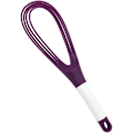 Miniatyrbilde 1 av 5: 2 stk 29CM Twist Visp, Plast Kjøkken Flat Ballong Visp Tykk Wire Egg Frotter Beater for Matlaging Blanding Visping Røre, Lilla