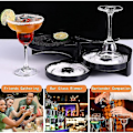 Miniatyrbillede 4 af 5: 3-lags bar glaskanter, Margarita Salter Cocktail Bar tilbehør, Bartender værktøj saltbeholder krydderi beholder