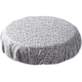 Miniatyrbild 7 av 7: Hopfällbar pallkudde Sittdyna för stol Teleskopisk pallkudde Inomhus Utomhus Stadion Pallöverdrag Rund för ryggsäckssovrum Gray Imitation linen
