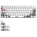Miniatyrbild 1 av 5: Nyhet Allover Subbed Plum 71 Key Profile Keycap För Gh60 Rk61 Alt61 Gk61 Gk64 Dz60 Keycaps,jp