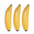 Miniatyrbild 3 av 5: 3 st uppblåsbara leksaker PVC bananleksak uppblåsbar rekvisita uppblåsbar bananleksak fruktrekvisita