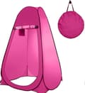 Pop-up utomhustält Bärbart campingduschtält Campingtoalett Utomhus omklädningsrum Rosaröd Rose Red