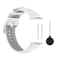 Miniatyrbillede 1 af 5: Silikone Urrem til Polar Vantage V2 White Grey
