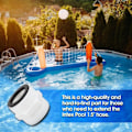 Miniatyrbild 5 av 5: 38mm Poolanslutningskit för Intex Coleman 38mm slanganslutning, Poolslangadapter för Intex-pumpar