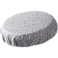 Miniatyrbild 6 av 7: Hopfällbar pallkudde Sittdyna för stol Teleskopisk pallkudde Inomhus Utomhus Stadion Pallöverdrag Rund för ryggsäckssovrum Gray Imitation linen