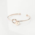 Miniatyrbilde 5 av 5: Mote Initial Smykker Initial Legering Brev Charm Armbånd Til Kvinner Brudepike Binde Silver A