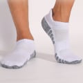Miniatyrbillede 5 af 5: 6 Anti-slip, Svedabsorberende Og Åndbare Sportsstrømper, Dobbelt Fortykkede Håndklædesål Løbestrømper, Bomuldsbådstrømper xl