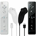 Miniatyrbild 1 av 5: cbs Inbyggd Motion Plus Trådlös Fjärrkontroll Spelkontroll Joystick - White A Set