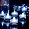 Miniatyrbillede 1 af 5: Nedsænkelige LED-lys, te-lys, mini nedsænkelige LED-lys, vandtætte undervands-LED-lys til bryllup, hjem, vase, festivaldekoration, 24 stk.