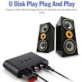 Pikkukuva 2 / 5: Bluetooth 5.2 -äänivastaanotin Nfc Usb-muistitikku Rca 3,5 mm Aux Usb-stereomusiikin langaton sovitin Wi