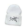 Miniatyrbillede 4 af 4: Arc'teryx strikket hue Solid Color Pullover Beanie varm hue (hvid, 1 stk.)
