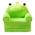 Miniatyrbillede 2 af 3: Foldbar Børne-Plush Sofa Ryglæn Stol 2 i 1 - Leveres Med Fyld, Overensstemmende Med Det Færdige Produkt På Billedet B