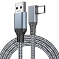 Miniatyrbild 1 av 5: Link-kabel för Oculus Quest 2 Snabbladdning och dataöverföring USB C 3.2 Gen1 5 Gbps PD-överföringsladdningskabel VR-headset Link-kabel Grey 3M