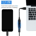 Pikkukuva 3 / 5: 2 kpl USB Type C 3.1 naaras - 3.0 A naaras Data Sync Lataus Adapteri Liitin Ft (FMY)