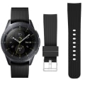Miniatyrbillede 2 af 7: Samsung Galaxy Watch 42 mm armbånd silikone (S) Sort Variety