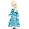 Pikkukuva 1 / 5: Frozen-pehmolelut, 40 cm:n Elsa-nukke ja Anna-nukke syntymäpäivälahjaksi Elsa