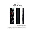 Miniatyrbilde 3 av 5: Rmf-tx300e Rmf-tx310e Fjernkontroll for stemmestyrt TV, erstatning for serie for 4k Ultra Hd Smart Led TV Rmf-tx310u