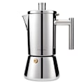 Miniatyrbilde 1 av 6: Easyworkz Espressomaker for Komfyr i Rustfritt Stål - Italiensk Kaffemaker - Induksjons Moka Pot 6Cup 10oz