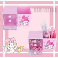 Miniatyrbild 4 av 5: Anime-skrivbordsförvaring Cinnamoroll - Pennhållare för skrivbord, söt pennkopp, sminkborsthållare, minibox Melody