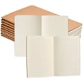 Miniatyrbillede 1 af 8: 10 stk. notesblok A5, Kraft Cover Notebooks 5 pakker blanke sider/ 5 linjerede sider (36 ark hver), Great Sketchbook Drawing Notebook, Classic Diary Note Pads