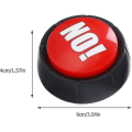 Miniatyrbilde 5 av 5: 2 stk Ja-knapp og Nei-knapp med lyd Talking Buttons Office Home Learning Buzzers