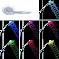 Miniatyrbillede 2 af 5: LED Brushoved, 7 Farver LED Lys Farveskiftende Brushoved, 2 Typer Vandtilstand Passer Til De Fleste Standard Bruserslanger