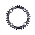 Pikkukuva 1 / 5: 104bcd 32-42t Pyörän Ketjupyörä Mtb Ketjupyörä Kapea Leveä Soikea Pyöreä Hammas Black 32T