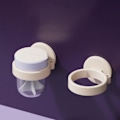 Miniatyrbilde 5 av 5: Elektrisk skumblåsningsmaskin Skumprodusent Rask ansiktsrens Skumkopp Enkel å bruke Hvit Violet with Rack 87mmx87mmx112mm