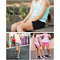 Miniatyrbild 4 av 7: Cykelshorts flickor svart dans Pe shorts barn med spetskant sport 2-10 år 6 pack 7-8 Years