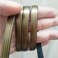 Miniatyrbillede 2 af 5: 32m Patio Møbler Reparation Høj Styrke Plast Rattan Flet Kit Flad Bærbar Ny Gold