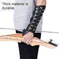 Miniatyrbild 4 av 4: PU-läderbågskydd Handskydd Båge Longbow Jakt Skytte Bågskytte Utomhusskyddsutrustning Skyddsutrustning