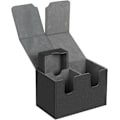 Miniatyrbild 1 av 8: Trading Card Game Box,Card Game Boxes - PU Läder Kort Spel Förvaring Väska med Magnetisk Stängning,U Form Spår Solid Konstruktion Bridge Box Grey