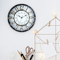 Miniatyrbillede 5 af 5: 12-tommer Kreativ Nordisk Enkel Retro Klok Quartz Klok