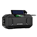 Miniatyrbillede 1 af 5: Boom Crank Radio 5000mAh Powerbank Bluetooth Højttaler Lys - Sort