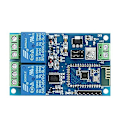 Pikkukuva 5 / 5: 12V 2-kanavainen Bluetooth-relemoduuli Älykäs koti Mobiilisovellus Etäohjauskytkin Kaksi WiFi-moduulia