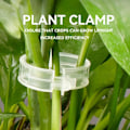 Miniatyrbild 4 av 5: 100/200/300 st plantstöd clips, plantklämmor för klätterväxter, ympverktyg upprätt växande återanvändbar (grön/vit) white 300 pcs