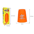 Miniatyrbillede 2 af 4: 12 stk. Speed Cups spil Hurtigt spil Sport Flyvende stabling Yellow