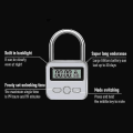 Miniatyrbilde 2 av 4: Smart tidslås, metall tidslås, opptil 99 timer, med LCD-skjerm, tidsstyring, låses opp først når tiden er ute - vær en selvdisiplinert person Black