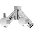 Miniatyrbilde 1 av 4: Messingavlederventil Dusjavstengningsventil 2-veis Y-splitter 1/2 tommer for dusjslange og dusjhode Krom