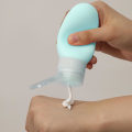 Miniatyrbilde 3 av 5: 4 stk silikagel sub-flasker, bærbare kosmetiske sub-flasker 60ml green