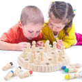 Miniatyrbillede 4 af 5: Memory Match Stick Chess, Træspil, Træhukommelsesskak, Hukommelsesskak Træ, Hukommelsesskak Læringsspil, Hukommelsesskak, Bærbart Skak