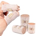 Miniatyrbillede 3 af 8: 20 stk. Bandageklips Wrap Elastiske Metal Clips Bandage Spænder Rep Brown
