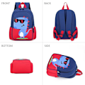 Pikkukuva 2 / 5: Lasten taapero esikoulu matkareppu päiväkoti Cool Cute Cartoon reppu reppu Yksisarvinen Violetti reppu Kirjakassi tytöille pojille vauva Dinosaur Red
