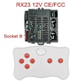 Miniatyrbild 3 av 5: Elektrisk leksaksbil för barn med Bluetooth-fjärrkontroll, Kontroller med mjukstartsfunktion 2.4g Bluetooth-sändare [xc] RX23 B FCC
